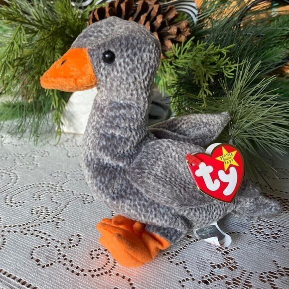 Ty Beanie Baby Honks Birthday March 11, 1999 - Picture 1 of 8